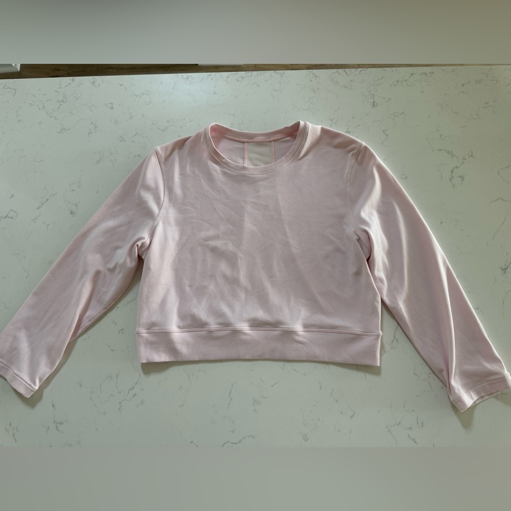 Lululemon Pink Crop Long sleeve - Picture 3 of 7